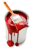 tin of paint