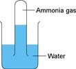 Ammonia gas in tube