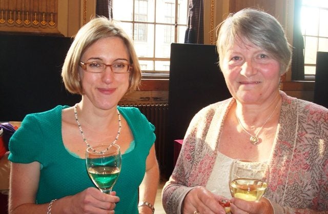 Professor Sarah-Jayne Blakemore and Susan Allenby.