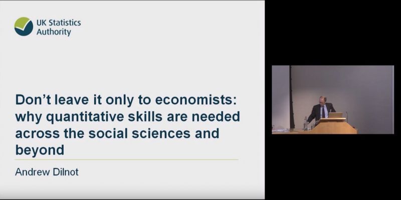 Don't leave it only to economists title slide