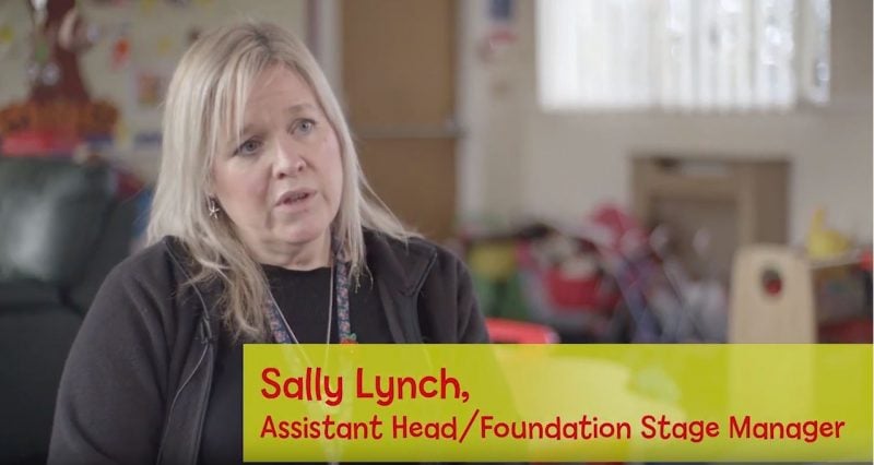 NELI promotional video image featuring Sally Lynch