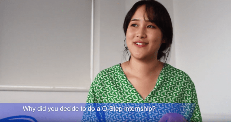 Kritika Rai Q-Step video still