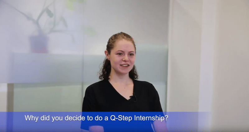 Stephanie Boyle Q-step video still