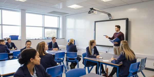 Male-teacher-teaches-teenagers-in-secondary-school-lesson-Autonomous-schools-and-the-teacher-labour-market-Evidence-from-academies-PROJ