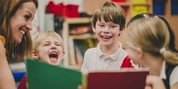 Teaching assistant delivering Nuffield Early Language Intervention