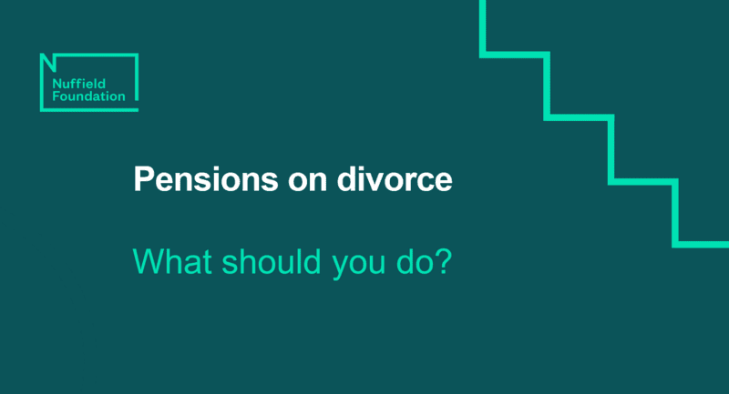 Video thumbnail: Pensions on divorce: what should you do?