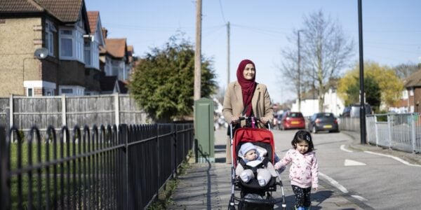 Young woman with two small children, one in a pushchair: COVID-19 and social mobility: life prospects in a post pandemic world