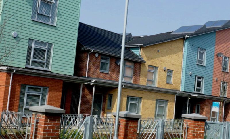A row of terraced houses